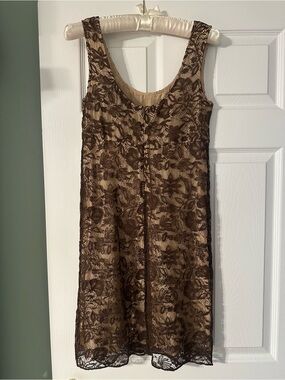 DKNY Vintage Silk & Lace Slip Dress